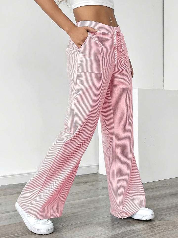 Maribel | Flowing Printed Wide-Leg Pants