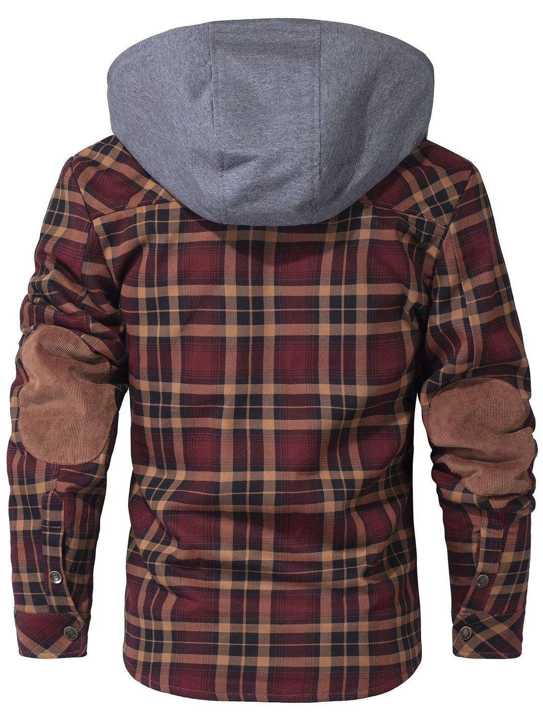 Caleb | Rugged Hooded Plaid Jacket