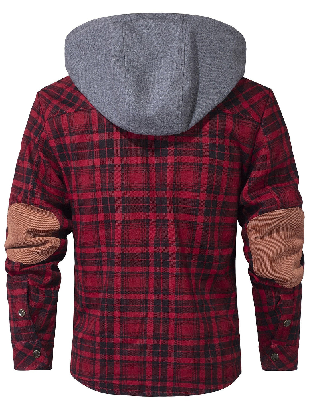 Caleb | Rugged Hooded Plaid Jacket