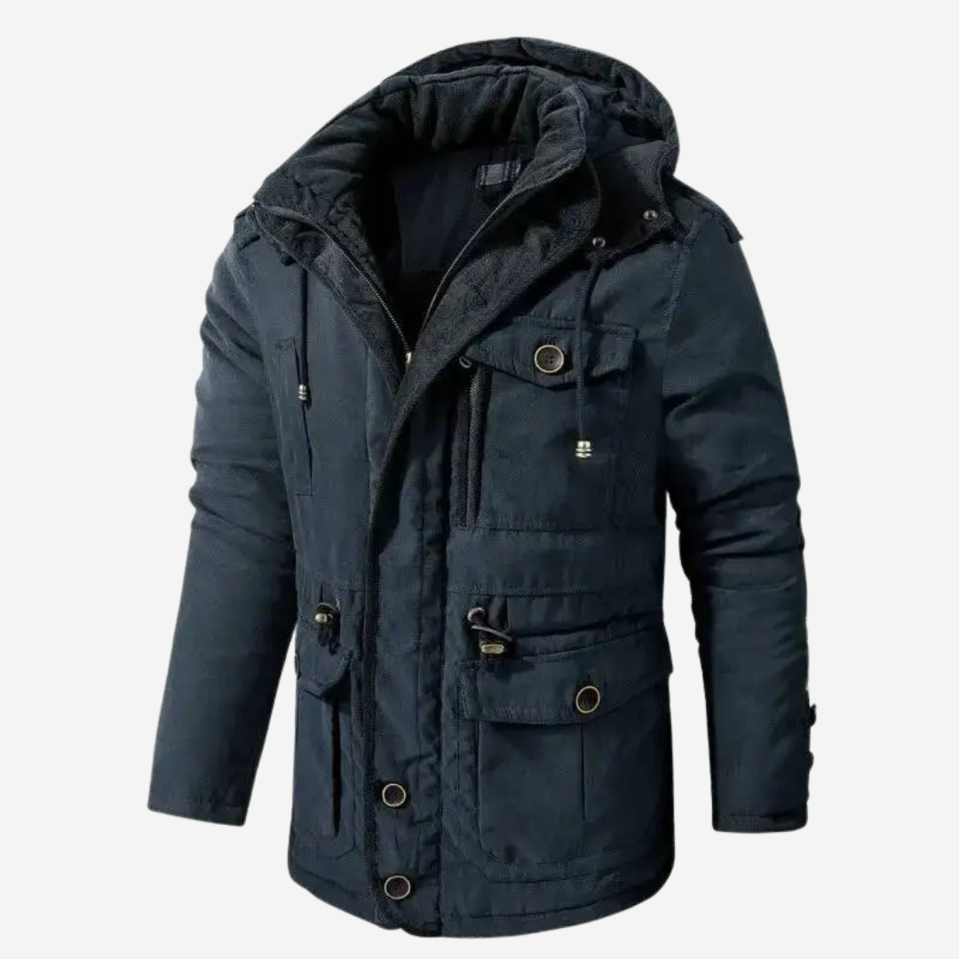 Caleb | Refined Structured Hooded Parka