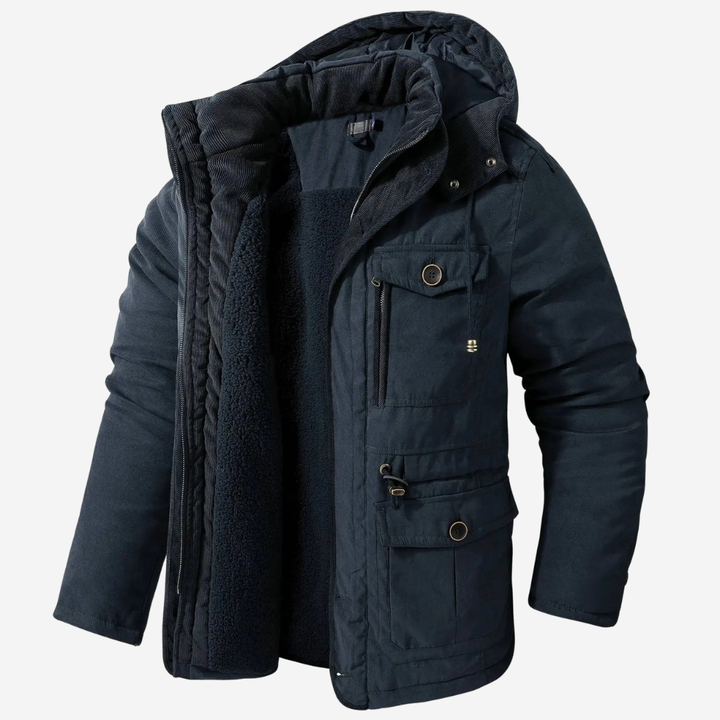 Caleb | Refined Structured Hooded Parka