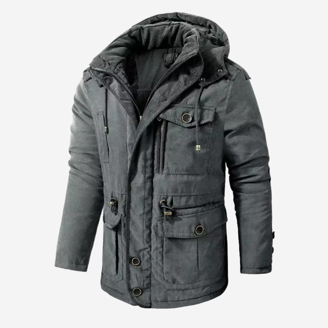 Caleb | Refined Structured Hooded Parka