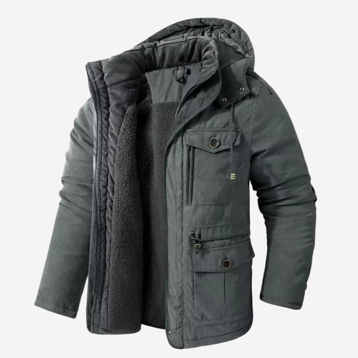 Caleb | Refined Structured Hooded Parka