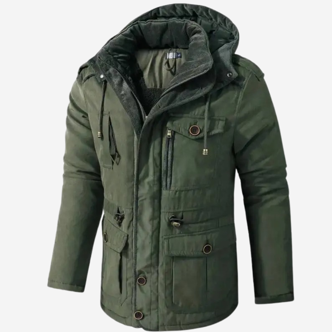 Caleb | Refined Structured Hooded Parka