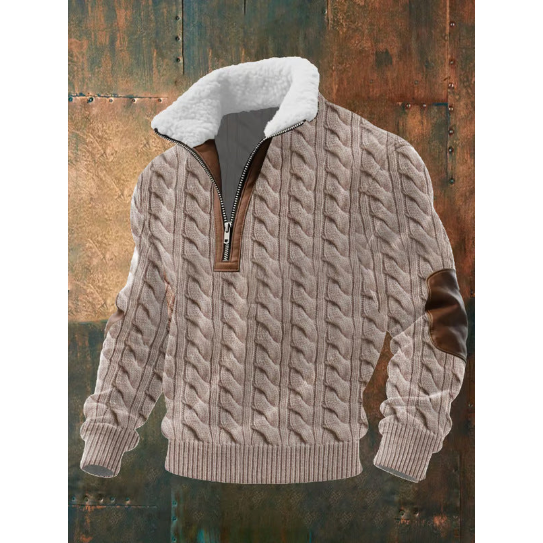 Holden | Classic High-Neck Zip Sweater