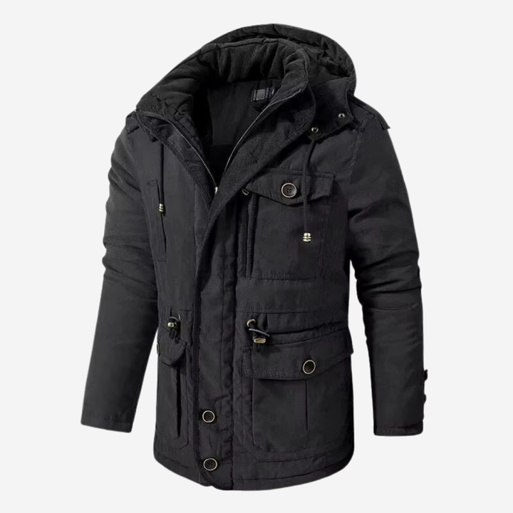 Caleb | Refined Structured Hooded Parka