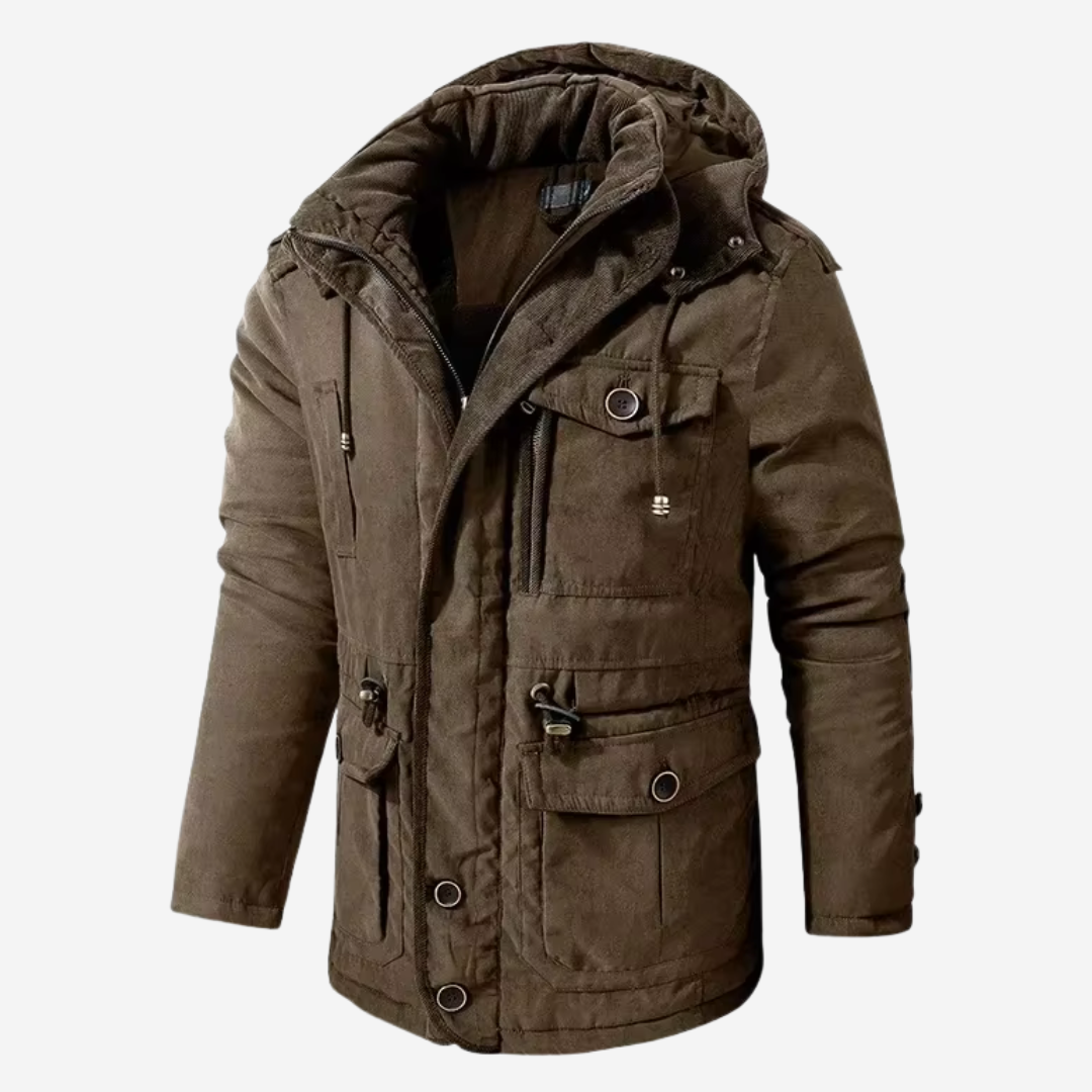Caleb | Refined Structured Hooded Parka