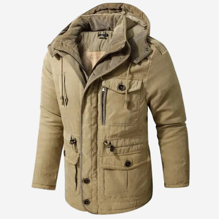 Caleb | Refined Structured Hooded Parka