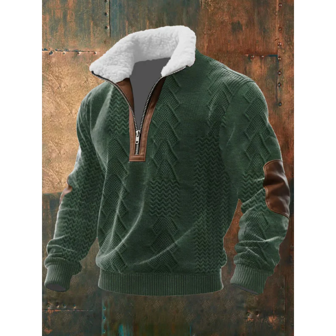 Holden | Classic High-Neck Zip Sweater
