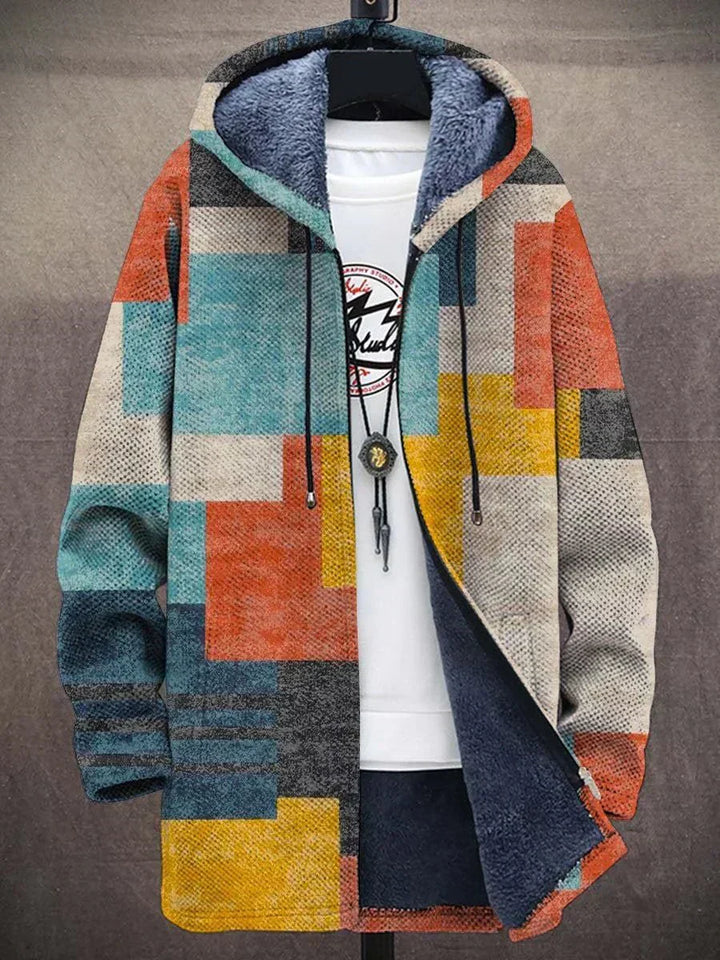Calder | Artistic Printed Knit Cardigan