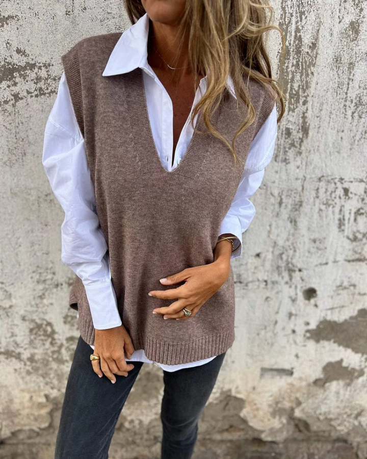 Madeline | Cozy V-Neck Knit Cardigan