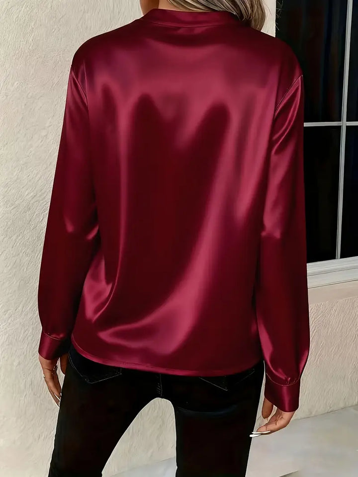 Elena | Timeless V-Neck Blouse
