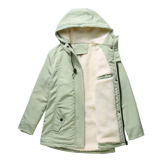 Eliza | Elegant Hooded Quilted Jacket