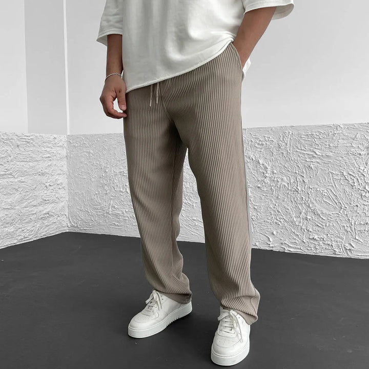Leo | Refined Stripe Comfort Pants