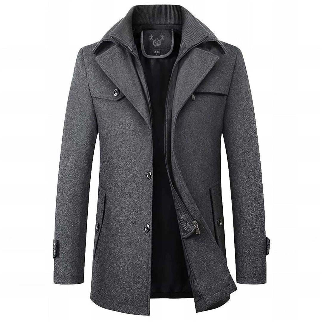 Thomas | Classic Long Overcoat