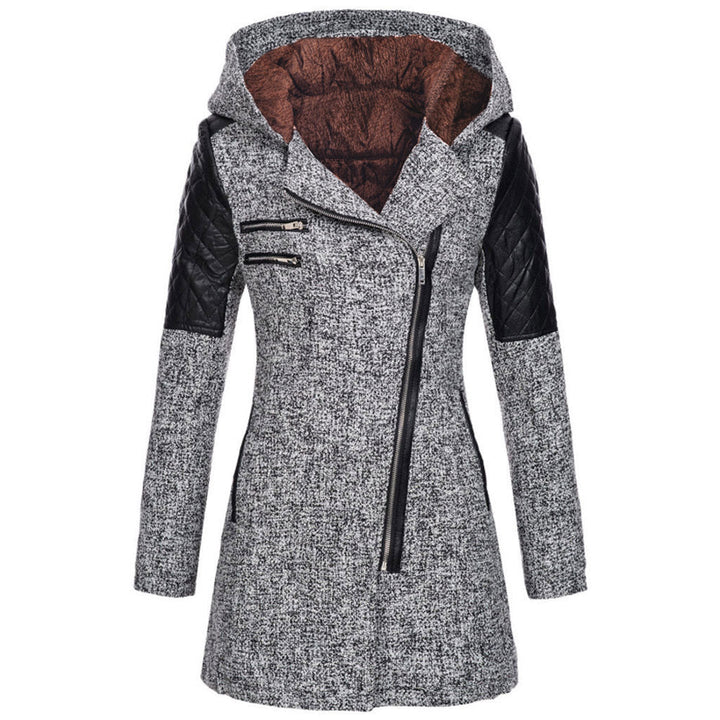 Hadley | Structured Zip-Front Hooded Coat