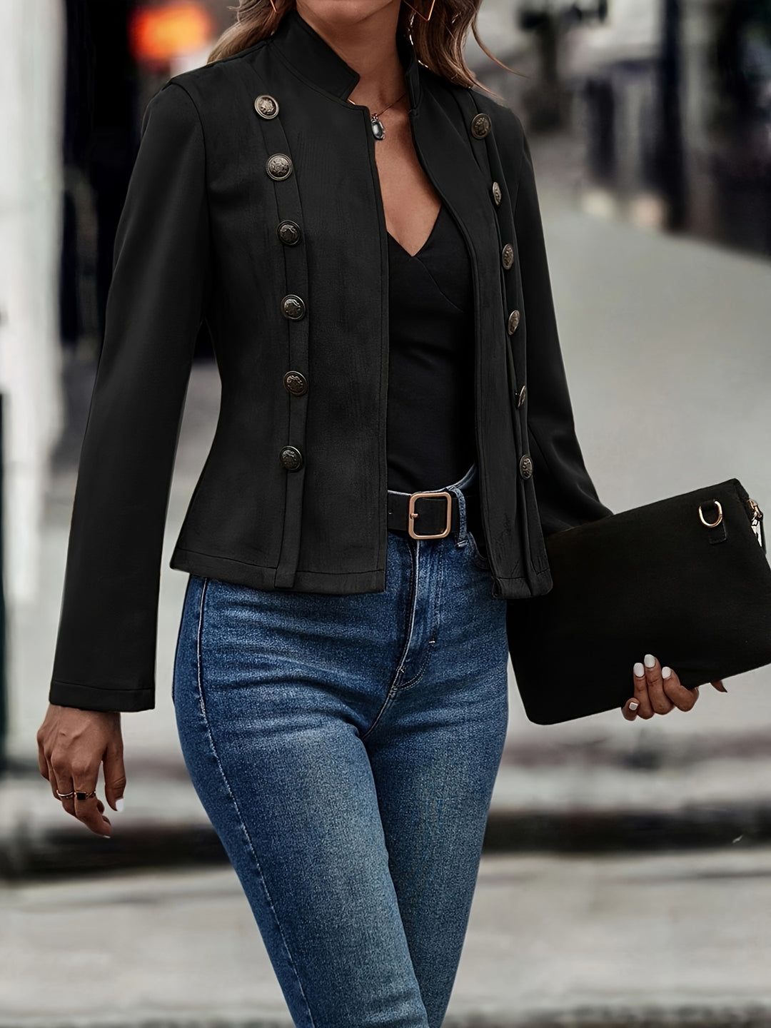 Harper | Timeless Elegant Button Jacket