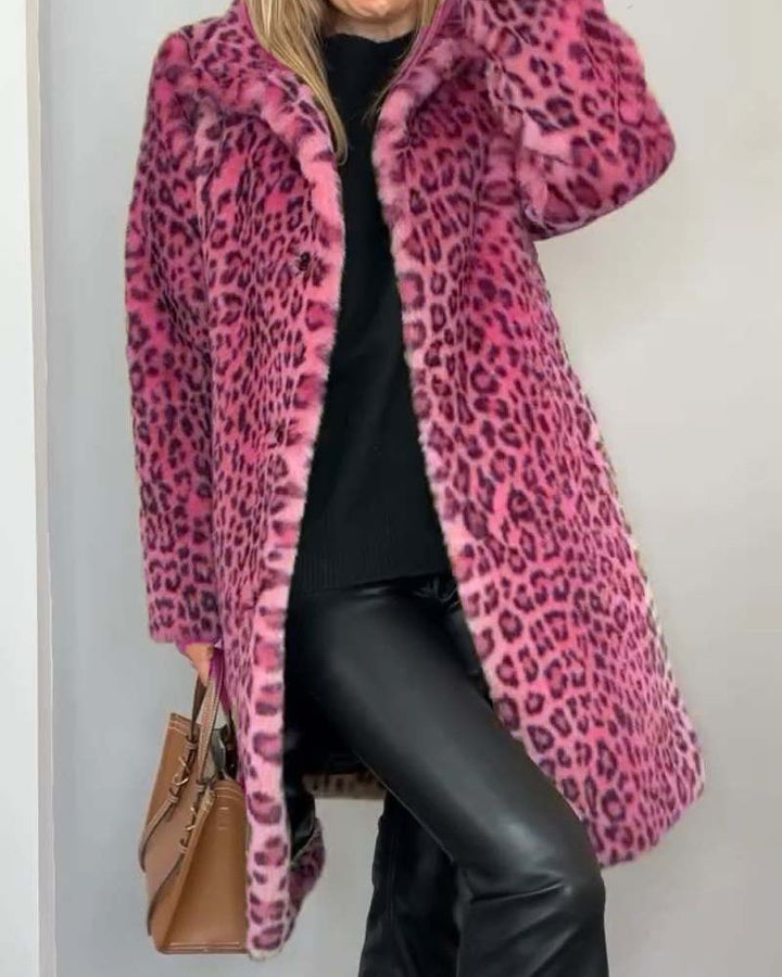 Vanessa | Elegant Leopard Statement Coat