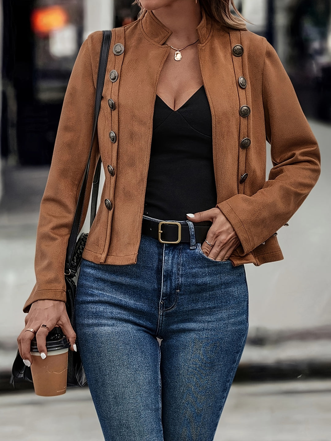 Harper | Timeless Elegant Button Jacket