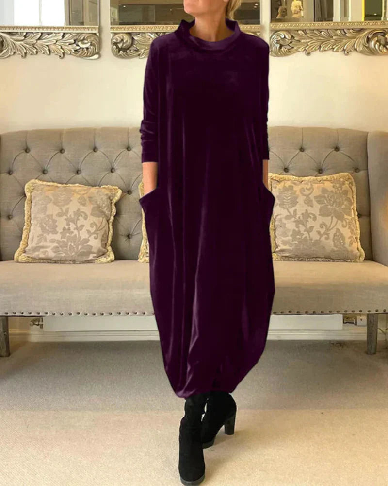 Arianna | Elegant Stylish High-Neck Dress