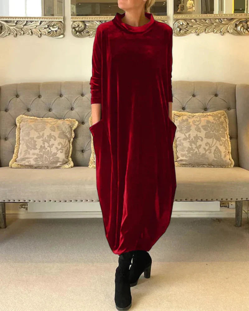 Arianna | Elegant Stylish High-Neck Dress