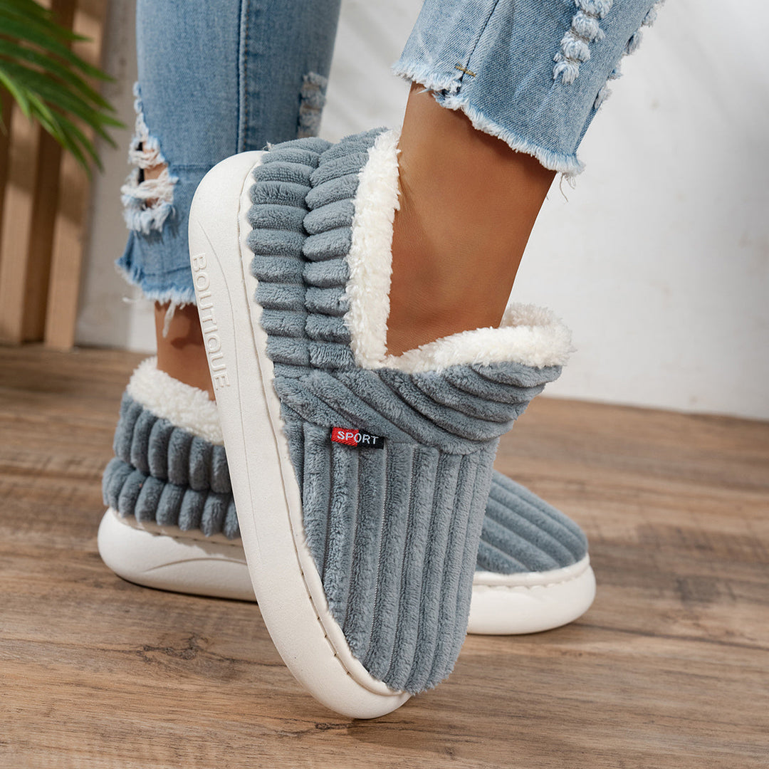 Avery | Soft Plush Indoor Slippers