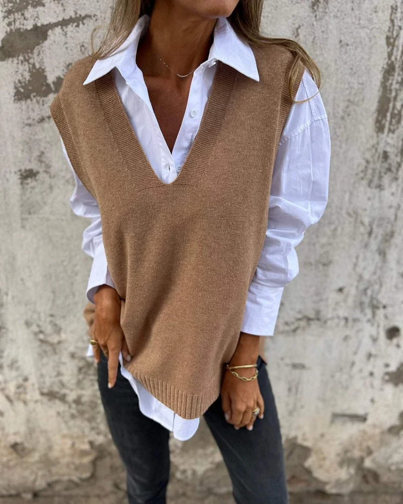 Madeline | Cozy V-Neck Knit Cardigan