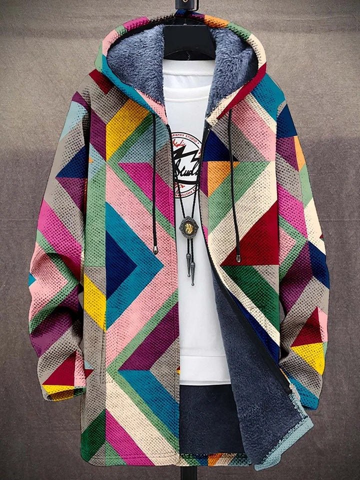 Calder | Artistic Printed Knit Cardigan