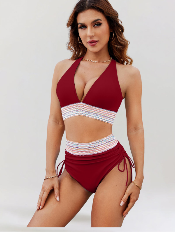 Ariana | Elegant High-Waist Bikini Set