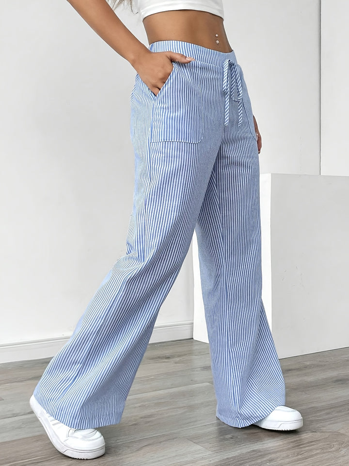 Maribel | Flowing Printed Wide-Leg Pants
