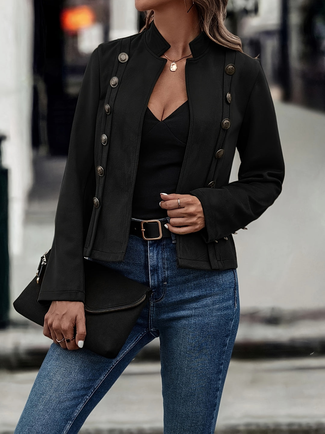 Harper | Timeless Elegant Button Jacket