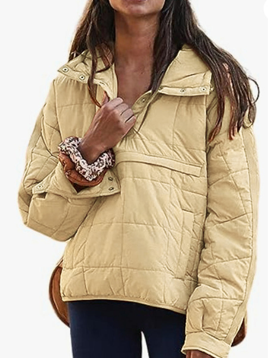 Margaret | Oversized Hooded Pullover Jacket