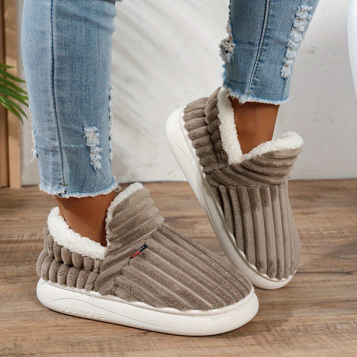 Avery | Soft Plush Indoor Slippers