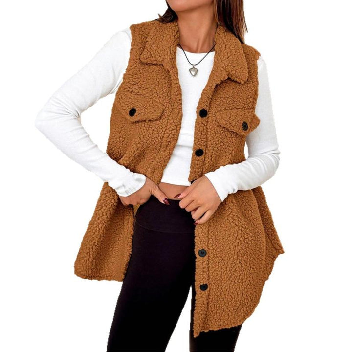 Daphne | Warm Button-Front Vest