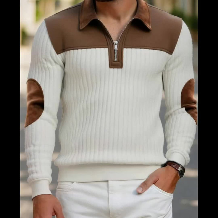 Owen | Classic Zip-Collar Sweater