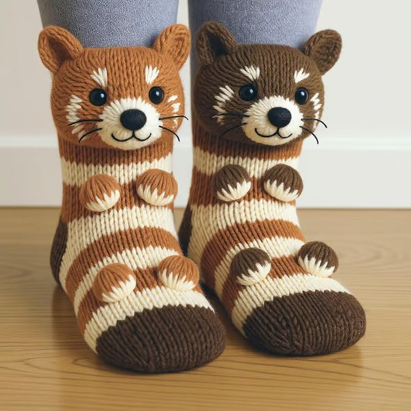 Ollie | Cozy Animal Socks