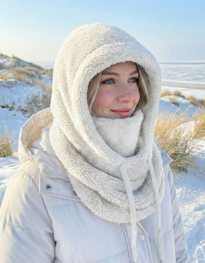 Chloe | Elegant Cocoon Hooded Winter Hat