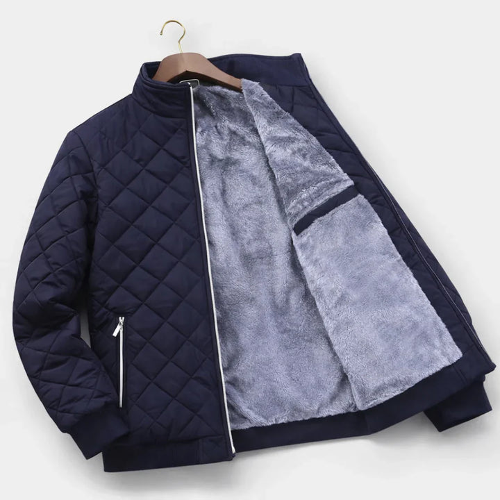 Hayes | Elegant Quilted Zip-Front Jacket
