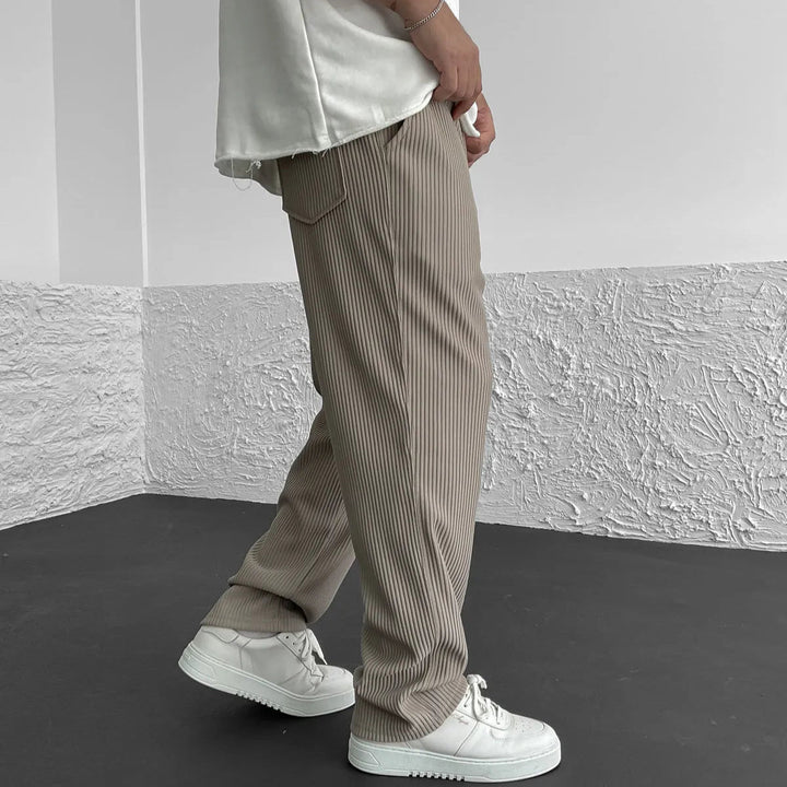 Leo | Refined Stripe Comfort Pants