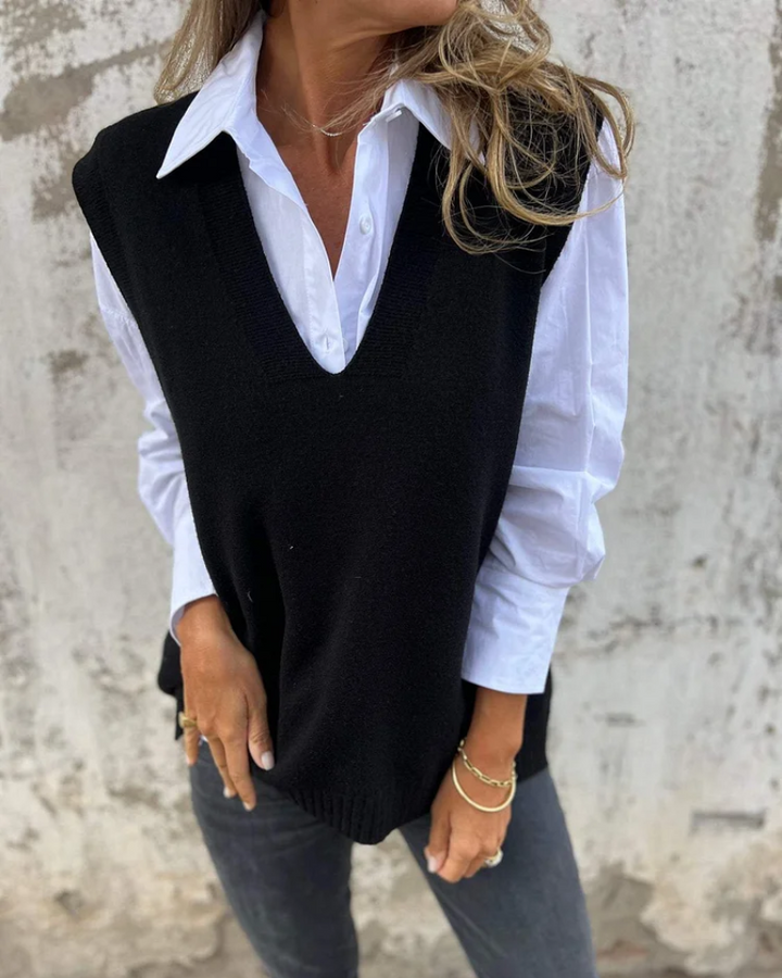 Madeline | Cozy V-Neck Knit Cardigan