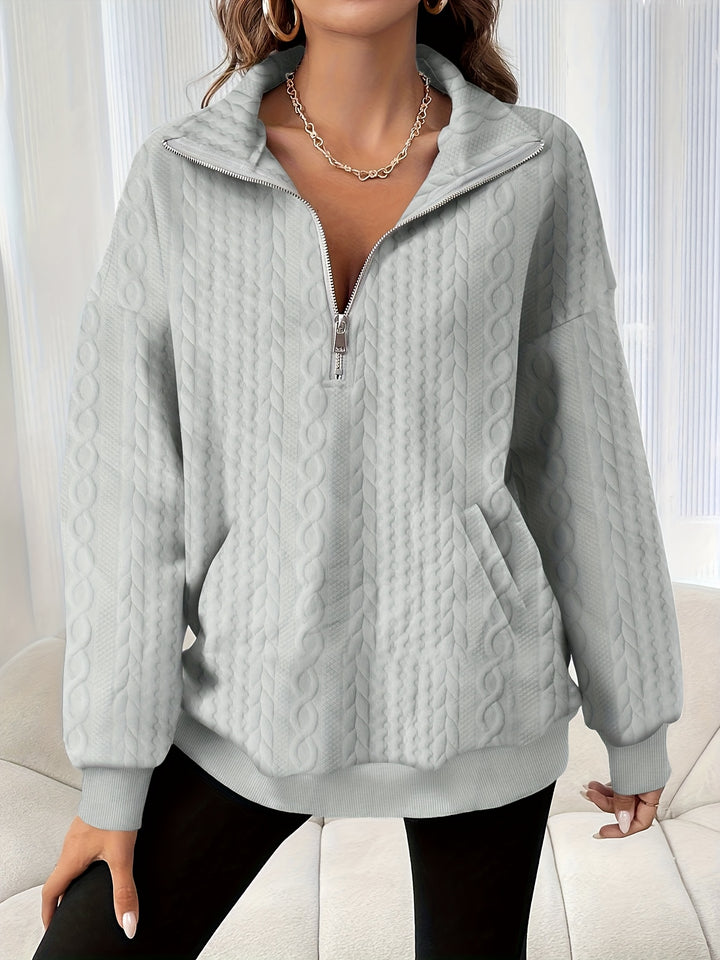 Keira | Cozy Zip-Collar Pullover