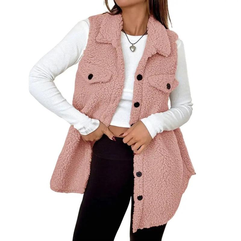 Daphne | Warm Button-Front Vest