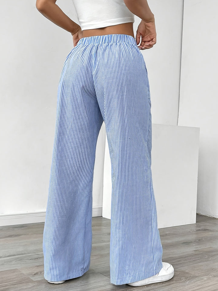 Maribel | Flowing Printed Wide-Leg Pants