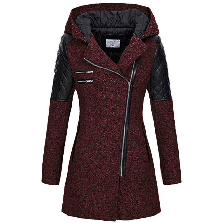 Hadley | Structured Zip-Front Hooded Coat