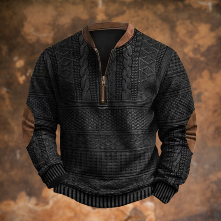 Owen | Classic Knit Zip Sweater