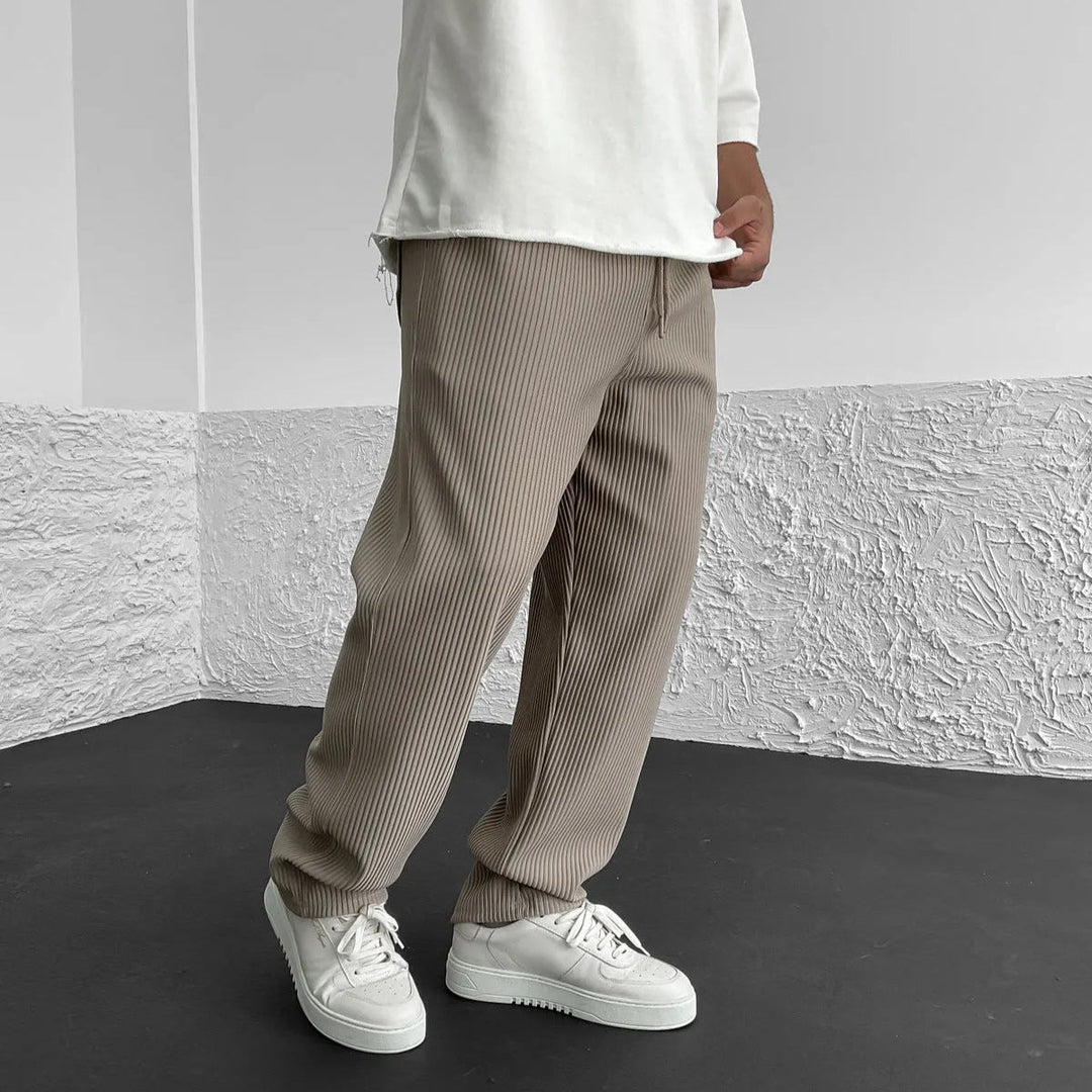 Leo | Refined Stripe Comfort Pants