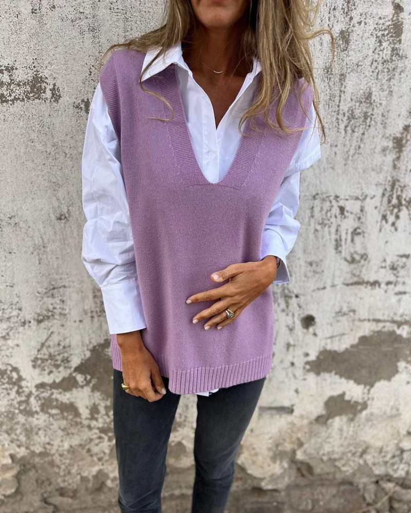 Madeline | Cozy V-Neck Knit Cardigan