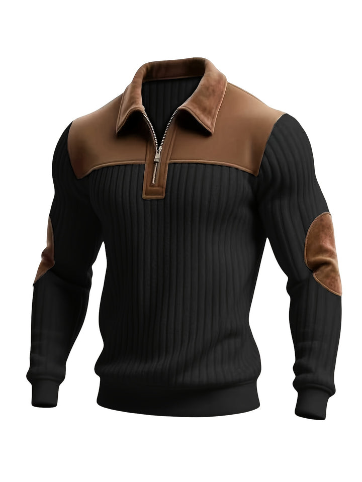 Owen | Classic Zip-Collar Sweater