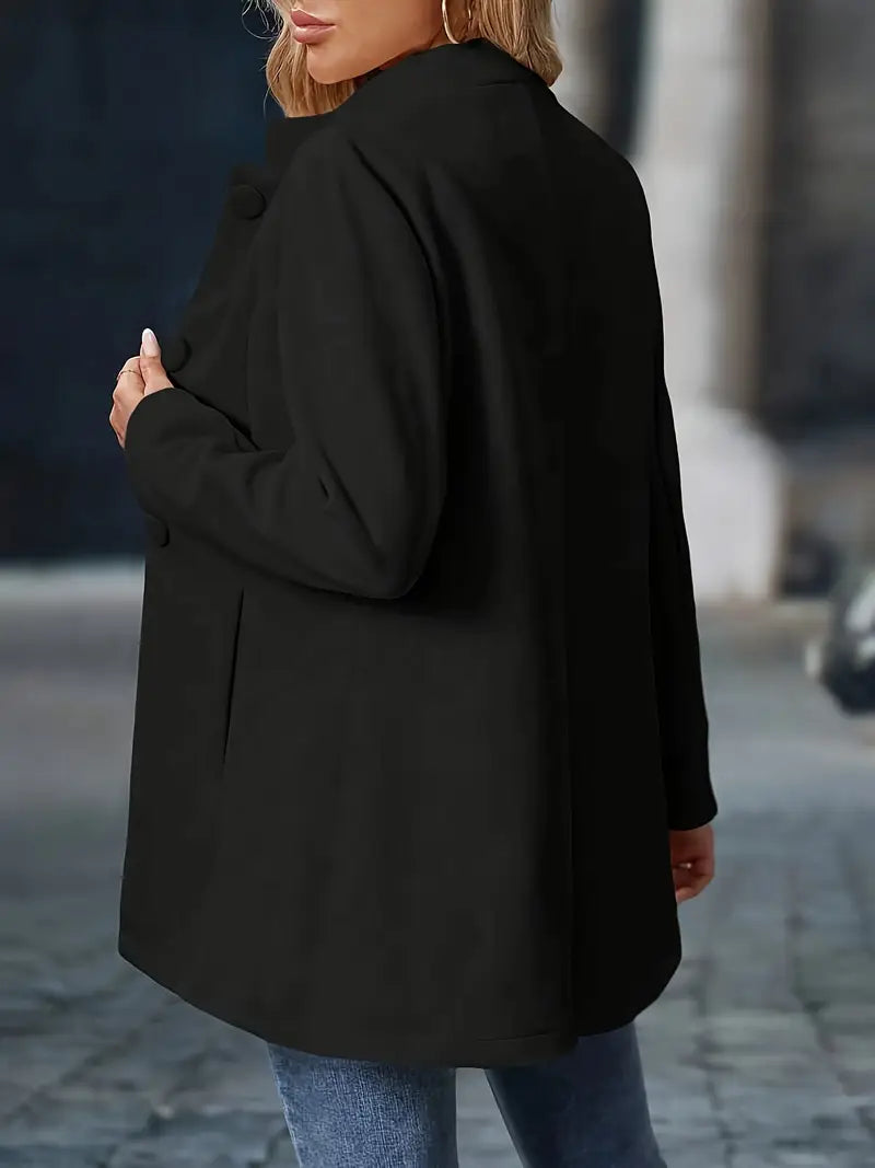 Maria | Refined Open-Front Tailored Coat