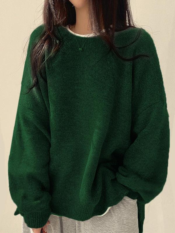 Madison | Relaxed Drop-Shoulder Knit Sweater